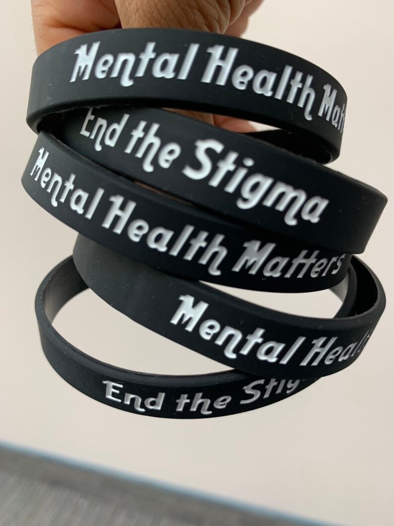 Mental Health Matters Silicone Wristbands Etsy