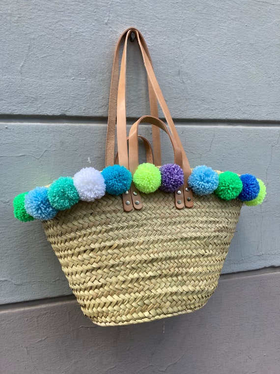 Beachtasche Strohtasche Mit Bommeln Strandtasche XXL Tasche