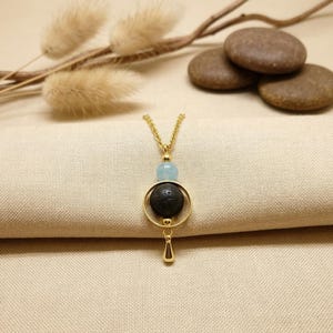 Diffusor Kette, Lava-Halskette, Aroma Kette, verschiedene Ausführungen, vergoldet, Aroma Therapie