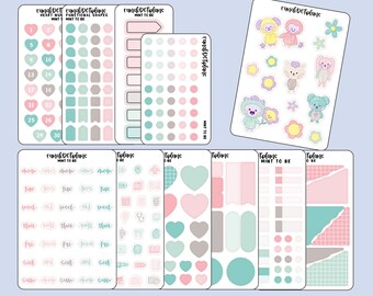 MINT TO BE - planner sticker kit