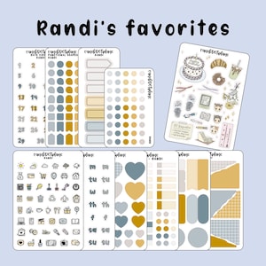 Randi - kit de adesivos para planejador