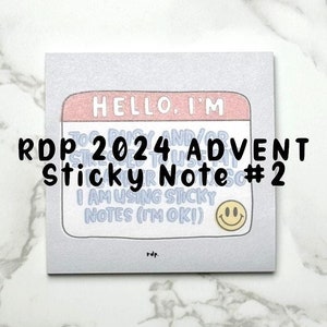 RDP Advent Sticky Note #2 - limite de 2 por pessoa
