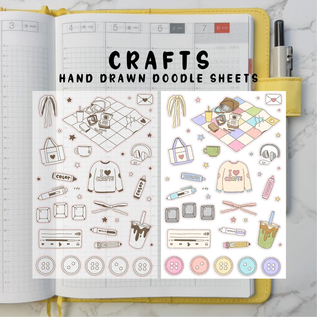 DECO - Crafts - Planner and Journal Stickers - Etsy