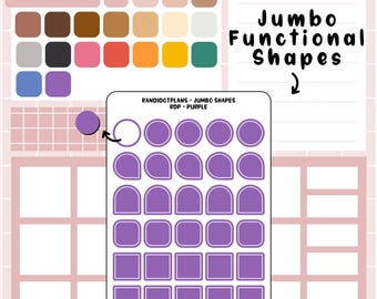 Jumbo Functional Shapes - RDP Basics Multicolor