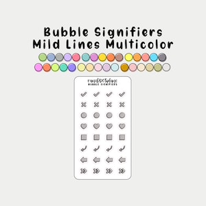 Bubble Signifiers - Mild Liner Multicolor