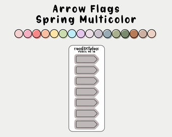 Arrow Flags - Spring Multicolor