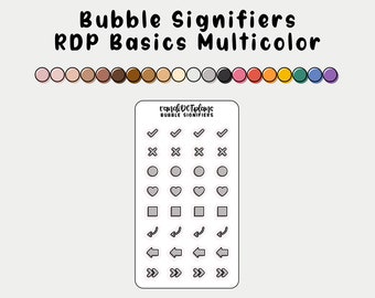 Bubble Signifiers - RDP Basics Multicolor