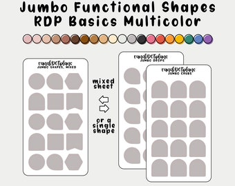 Jumbo Functional Shapes - RDP Basics Multicolor