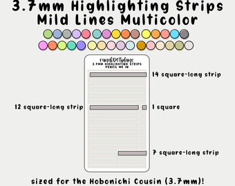 Highlighter Strips - Mild Liners
