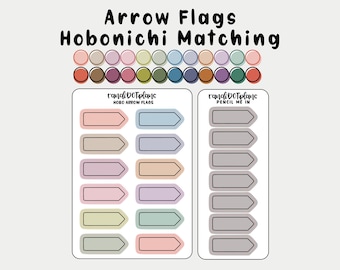 Arrow Flags - Hobonichi Multicolor