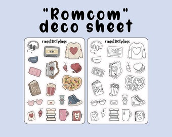 Deko - ROMCOM - Planer Sticker