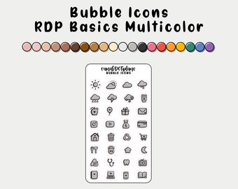 Bubble Icons - RDP Basics Multicolor