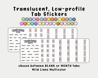 Tab stickers - Mild Liner Multicolor