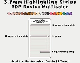 Highlighter Strips - RDP Basics Multicolor