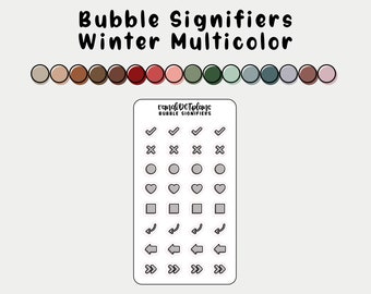 Bubble Signifiers - Winter Multicolor