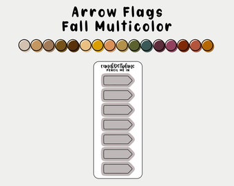 Arrow Flags - Fall Multicolor