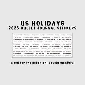 2025 USA Feiertage