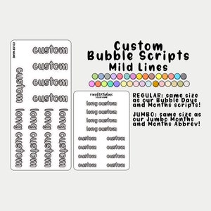Custom Bubble Scripts - Mild Liner Multicolor