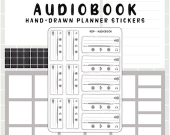 Audiobook tracker stickers