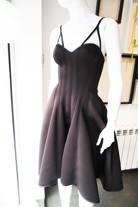 neoprene cocktail dress