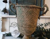 pretty amphora in vintage style cup antique look metal