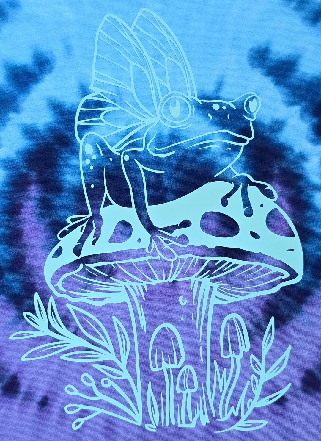 Frog R Making Ripple 2XL Fantasy Frog #1 Ripple Tie Dye Graphic T-shirt - Etsy