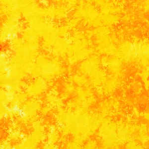 Tie Dye Fabric, Yellow Me Orange