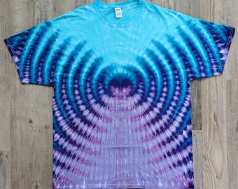 Ripple Tie Dye T-shirt, Custom Made Tie Dye, Made to Order Tie Dye, Massachusetts Made Tie Dye Clothing