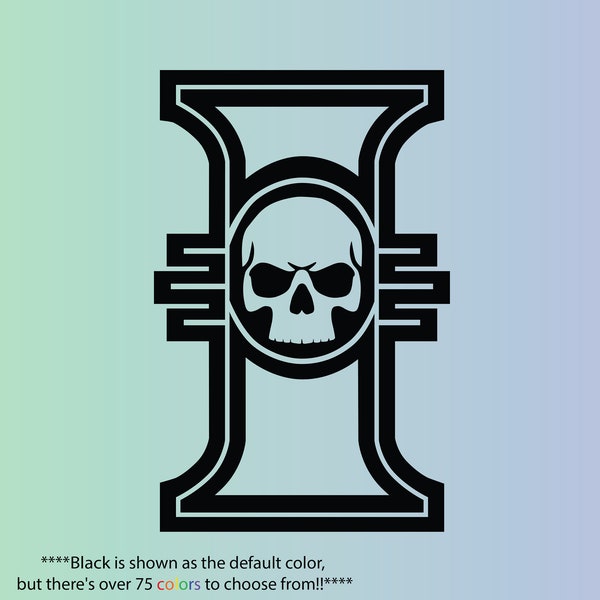 Warhammer 40k - Cryptos - Inquisition Skull Decal