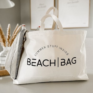 Beach Bag Personalisiert / Strandtasche XXL mit Namen