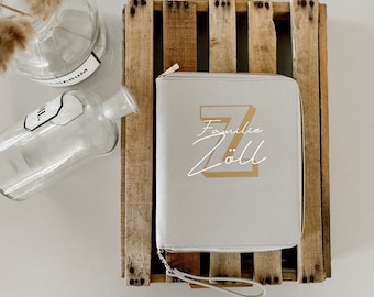 Personalized Mama Organizer "Family Name" / U-Booklet Sleeve / Travel Organizer