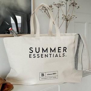 Summer / Beach Bag Personalisiert / Strandtasche XXL mit Namen