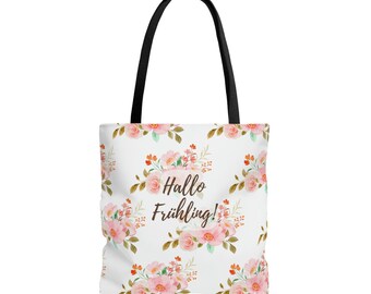 Spring Fever - Hello Spring - Shopping bag with cheerful floral pattern