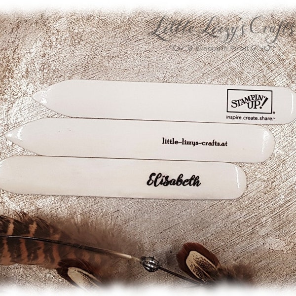 11,90EUR/Stk. personalisierte Stampin' Up! Falzbeine/Bonefolder