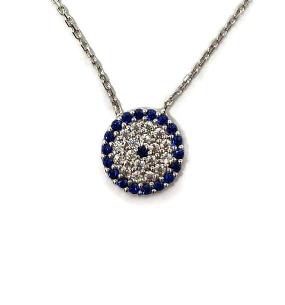 Collana Occhio Turco MYSTIC JEWELS By Dalia – Argento 925 Con Zirconi E Madreperla, Catena Regolabile - 4