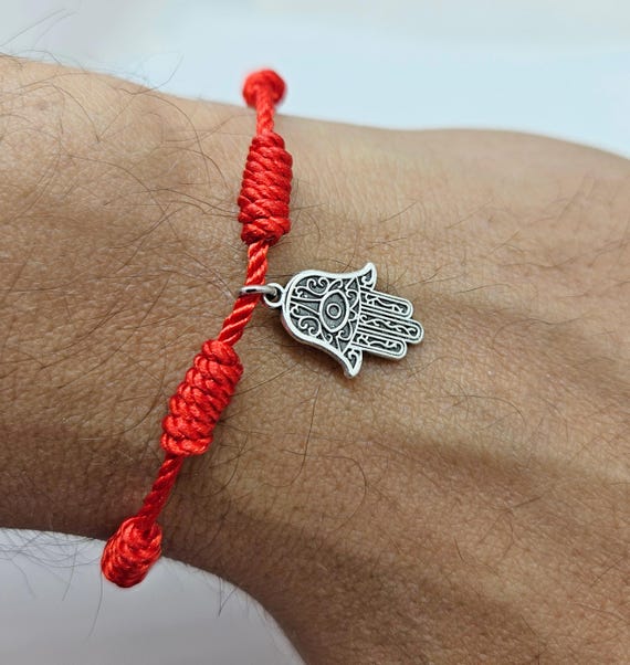 Ozw 2 Pezzi Bracciale Coppia filo rosso, Bracciale Portafortuna Donna, Regali Di Coppia