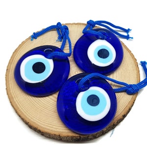 Evil eye charm beads, 4.5cm evil eye charm, glass evil eye beads, turkish evil eye, nazar boncuk, greek eye, unique wedding favors, malojo