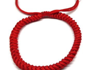 Sirodori London Handmade Green Jade & Emerald Kabbalah Bracelet - Red String Adjustable
