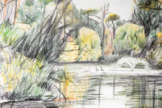 Discover more than 124 landscape drawing coloured super hot