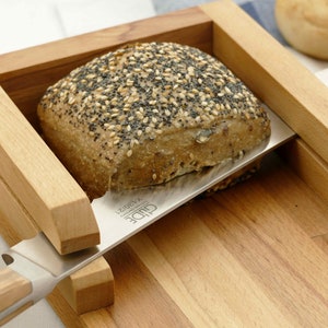 Adjustable closed Box Bread Slicing Guide Hand -  in 2023