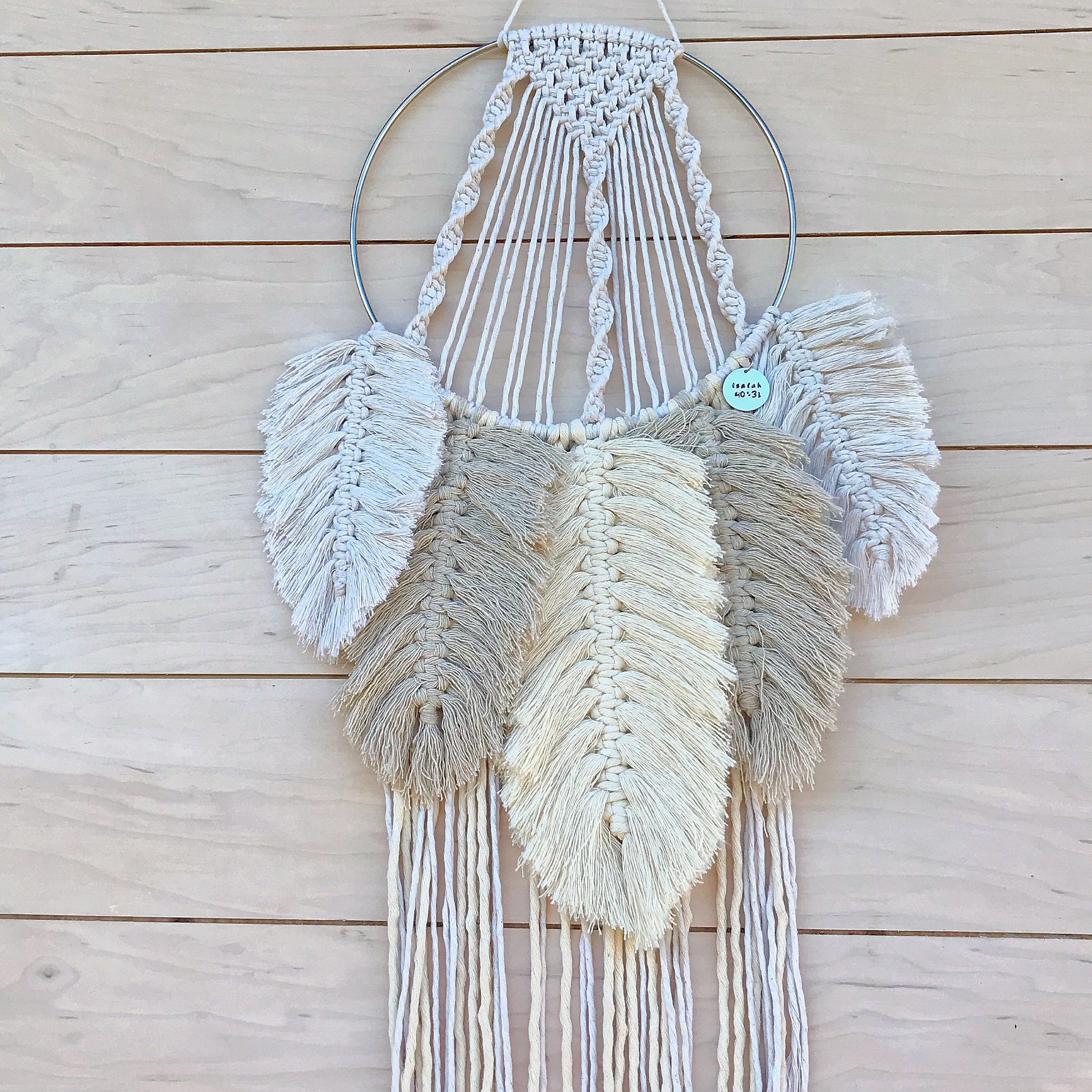 Macrame Dream Catcher/Wall Hanging Wings like Etsy