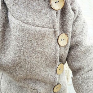 WALKJACKE WALKMANTEL TAUPE Bild 3