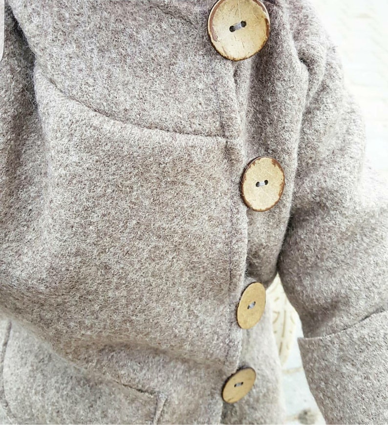 WALKJACKE WALKMANTEL TAUPE Bild 3