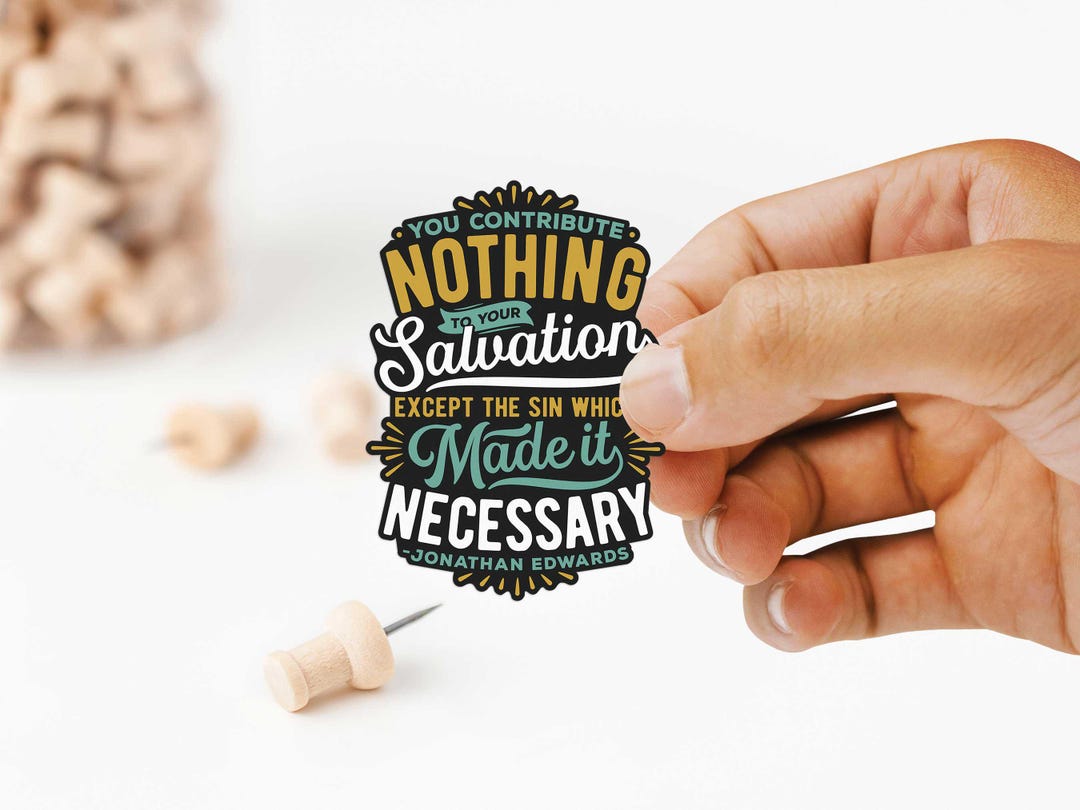 You Contribute Nothing Sticker, Christian Sticker, Faith Sticker, Bible ...