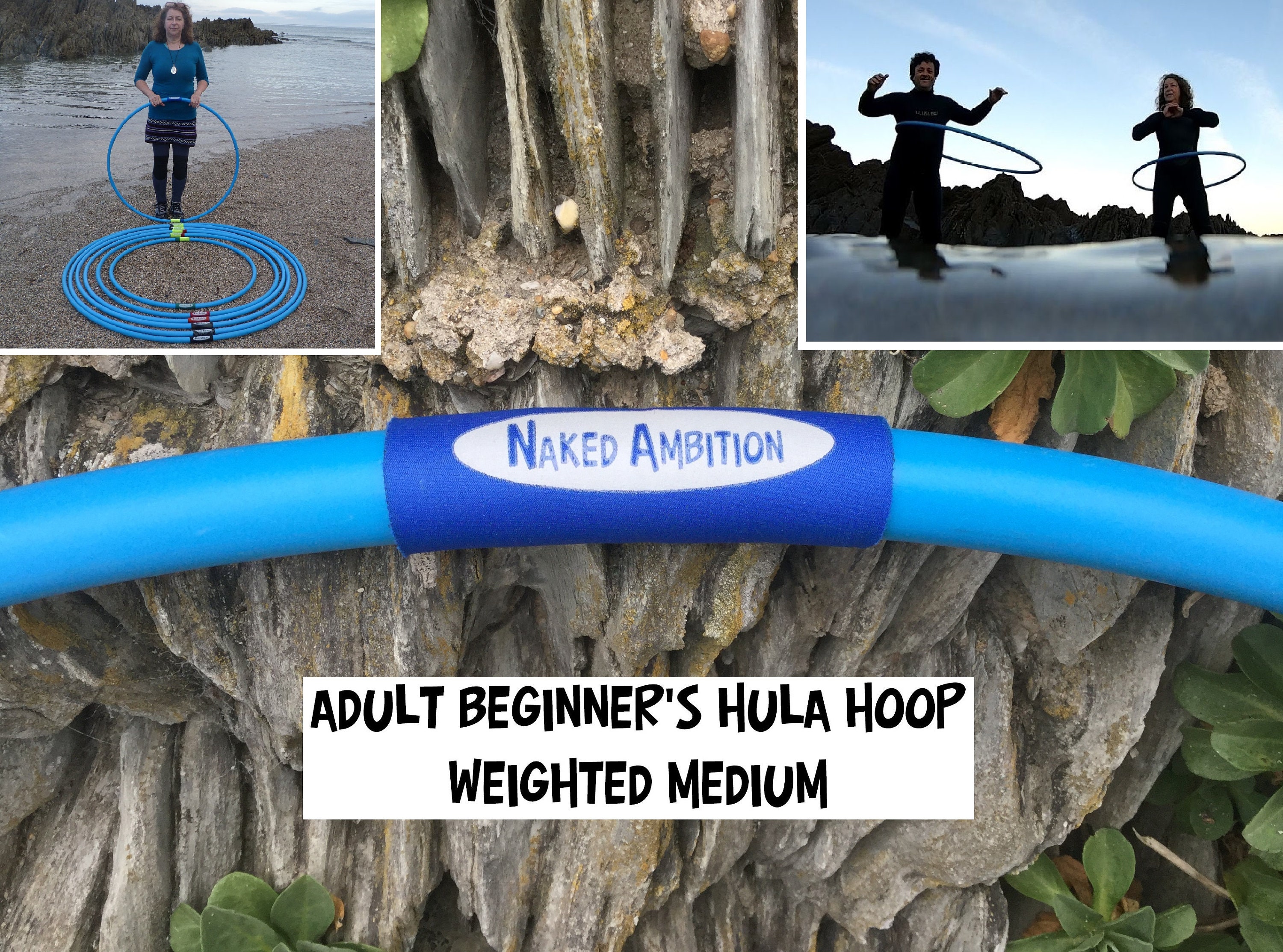 Cerceau Hula hoop de fitness lesté pour adultes Hula Star