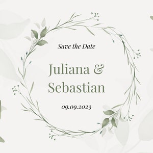 CUSTOM DIGITAL Wedding Save the Date