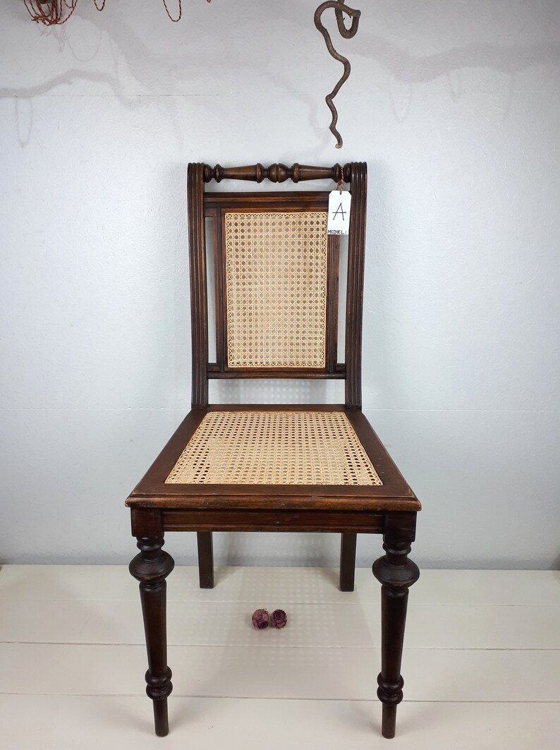 Vintage Old Chair 2 New Braid Braid Chair Viennese Braid