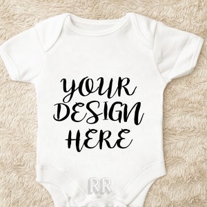 BLANK Baby Grow all in one MOCK Up - Ready to start making your own designs