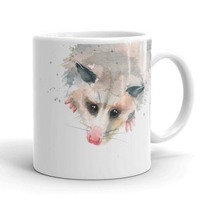 Opossum Coffee Mug, Possum Cup, Gift for Opossum Lover, Sweet Possum More Coffee Please