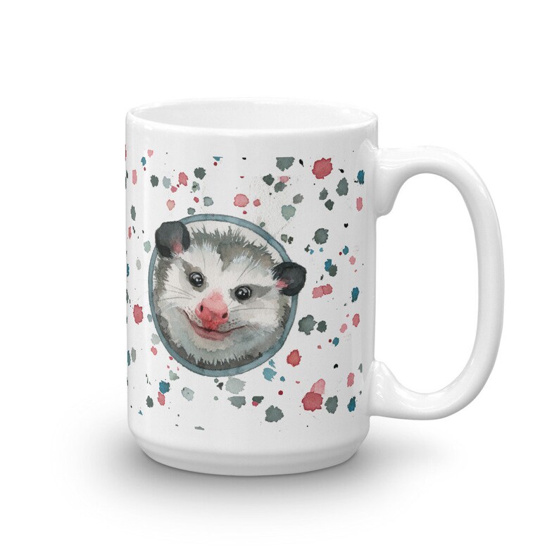 LEVLO Possum Kosmetiktasche – Mit „Possums Are Awesome“-Aufdruck | 23x17 Cm, Baumwoll-Leinen | Geschenk Für Possum-Fans & Tierliebhaber